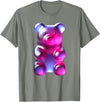 Urban Empyre Indigo Purple Gummy Bear T-Shirt - Olive Heather