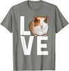 Guinea Pig Gift Guinea Pig Accessories & Stuff Cool Guinea Pig For Men Women Pet Hamster Rodent Animal Love T-Shirt - Olive Heather
