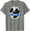 Iowa Gifts by LAD Graphics Iowa Gifts Fun Fact "Iowa More Pigs Than People" Cute Gift T-Shirt - Olive Heather