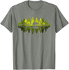 Outdoor Tree Tee Trees Reflection Wildlife Nature Animal Bear Outdoor T-Shirt - Olive Heather