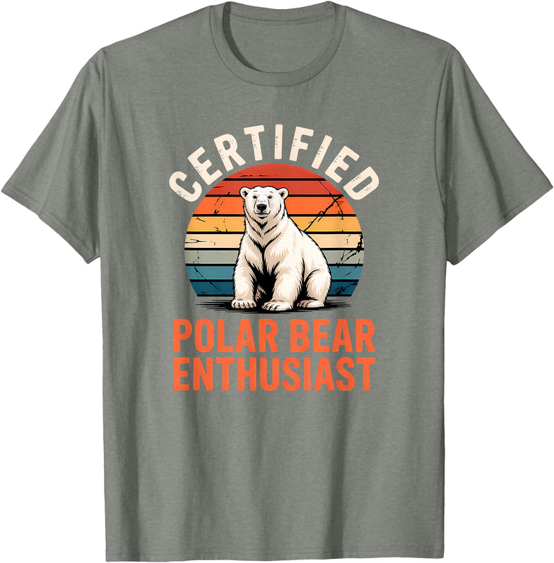 Polar Bear Shirts & Gifts Polar Bear T-Shirt - Olive Heather