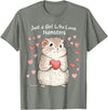 Cute Hamster Lovers Gift This Girl Loves Her Hamster T-Shirt - Olive Heather