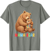 Autism Awareness Month For Autism Warrior Mother Mama Bear Proud Autism Mom Autism Awareness for Mom T-Shirt - Olive Heather