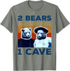 2 BEARS 1 CAVE T-Shirt - Olive Heather