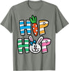 Easter Hip Hop Carrot Bunny Rabbit Boys Girls Kids Toddler T-Shirt in Olive Heather