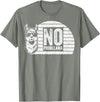 Teetro No Probllama Cool Llama Sunglasses Humor Animal T-Shirt - Olive Heather
