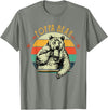Poppa Bear Funny Father's Day shirt Mens Vintage Poppa Bear Shirt Funny Fathers Day T-Shirt - Olive Heather