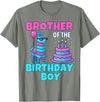 gaming gamer Birthday Llama Pinata Family Apparel Brother Birthday Boy Llama Pinata Party Family mathing Men T-Shirt - Olive Heather