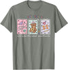 Pediatrics s Day PEDS Nurse Stamp Bear V-day Work Pediatrics Valentines Day PEDS Nurse Stamp Bear V-Day Work P T-Shirt - Olive Heather