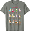 Funny Llamas A Year Of Llamas Funny Llama Alpaca T-Shirt - Olive Heather