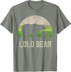 Lolo Bear Gifts & Shirts From Grandchildren Funny Filipino Grandpa Shirts From Grandkids, Cub Lolo Bear T-Shirt - Olive Heather