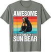Sun Bears Sun Bear Lovers Shop Awesome like a Sun Bear. Sun Bears Sun Bear T-Shirt - Olive Heather