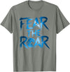 Lions Tshirt Men Women Blue Animal School Sport Fan Lion T-Shirt - Olive Heather