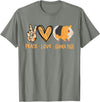 Funny Guinea Pig Lover Peace Love Guinea Pigs Cute Guinea Pig Lover T-Shirt - Olive Heather