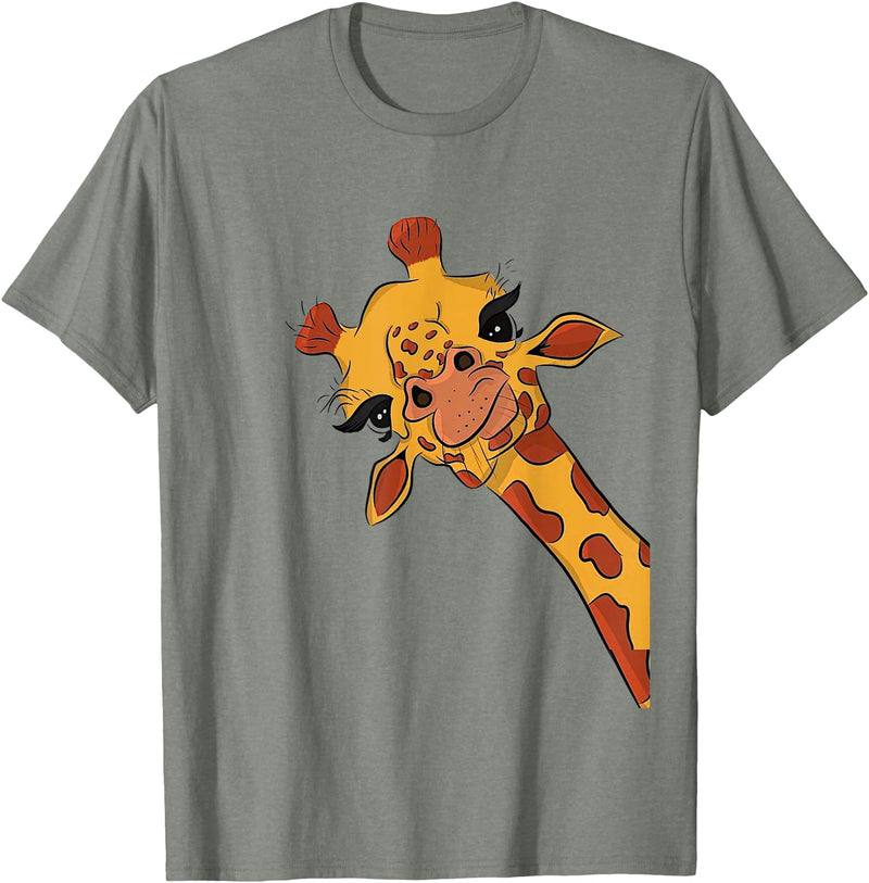 Giraffe costume for kids, giraffe shirt for girls Giraffe Shirt for Women, Giraffe for Boys, Giraffe for Mens T-Shirt - Olive Heather
