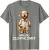 Schlafanzug Shirt Official Bear Sleep Shirt T-Shirt - Olive Heather