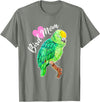 Parrot and Pet Bird Owners Amazon Parrot Lover Bird Mom Watercolor T-Shirt - Olive Heather
