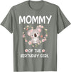 Koala Bear Birthday Party Theme Supplies Air 1st First Birthday Koala Bear Mommy Of The Birthday Girl T-Shirt - Olive Heather