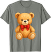 Teddy Bear Accessories Gifts Women Men Kids Teddy Bear Cute Teddy Bear Lover Illustration Graphic Design T-Shirt - Olive Heather