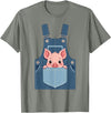Pig Farm Animal Costumes Pig Costume - Funny Farmer, Pocket, Farm, Women, Men, Kids T-Shirt - Olive Heather