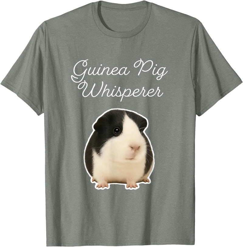 Miller Sye Guinea Pig Whisperer - American Guinea Pig T-Shirt - Olive Heather