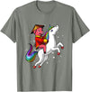Chinese New Year Shirts 2019 by NS Tees Chinese New Year 2019 Pig Riding Unicorn Gift T Shirt T-Shirt - Olive Heather