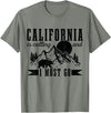 California Is Calling And I Must Go! California is Calling & I Must Go Bear Mountains Vintage T-Shirt - Olive Heather