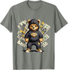 The Big Teddy Bear Crew Teddy Bear Hustler Buisness Bear Dollar Street Clothes T-Shirt - Olive Heather
