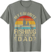 My Favorite Fishing Buddy Calls Me Family My Favorite Fishing Buddy Calls Me Dad T-Shirt - Olive Heather
