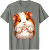 Guinea Pig Guinea Pigs Cute Animals Pet Owners Tee Cute Guinea Pig Pet Lovers Small Animals Animal Lover Funny T-Shirt - Olive Heather