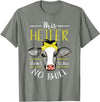 Cow Lover - Funny Animal Farm Gifts This heifer does not take bull design farm cow holding T-Shirt - Olive Heather