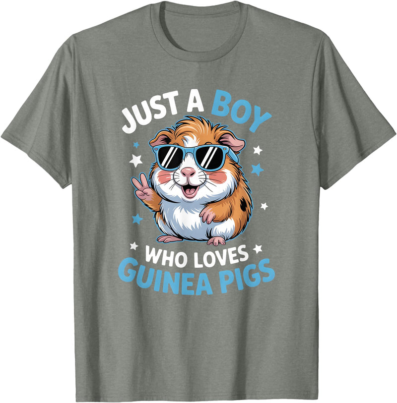 Guinea Pig Shirts & Gifts for Boys Boys Guinea Pig T-Shirt - Olive Heather