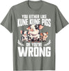Kune Kune Pig Accessories & KuneKune Clothes Kune Kune Pig Lover Pig Breeder Supplies Kunekune Pig T-Shirt - Olive Heather
