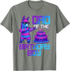 Llama Pinata Birthday Family Bday Party Decoration Daddy of Birthday Boy Llama Pinata Party Family Matching T-Shirt - Olive Heather