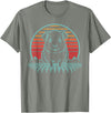 Guinea Pig Graphic Art Designs Guinea Pig Lover Animal Retro Vintage 80s T-Shirt - Olive Heather