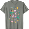 Peppa Pig Follow The Path To The Forest Group Shot T-Shirt - Olive Heather
