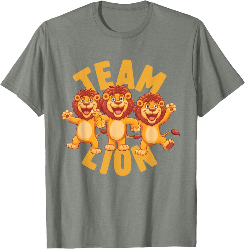 Lion Design for Lion Lovers Team Lion Stuff | Lion Costume | Products for Lion T-Shirt - Olive Heather