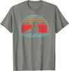 Sea Lion Graphic Art Designs Sea Lion Lover Animal Retro Vintage 80s Style T-Shirt - Olive Heather