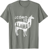 Como Se Llama T-Shirt - Olive Heather
