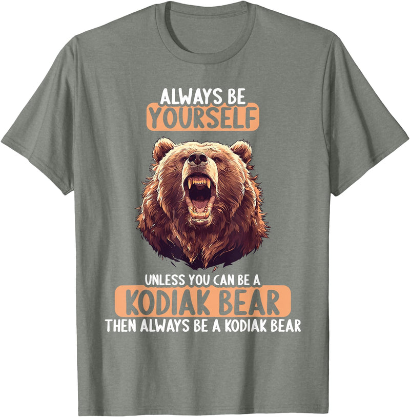 Kodiak Bears Kodiak Bear Lovers Shop Kodiak Bears Kodiak Bear T-Shirt - Olive Heather