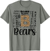 School & Teacher Apparel Teeready - Back To School Bears School Sports Fan Team Spirit Vintage T-Shirt - Olive Heather