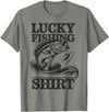 My Lucky Fishing Shirt Youth Teen Boys Bass Fish Men My Lucky Fishing Shirt Boy Youth Funny Fisherman Toddler T-Shirt - Olive Heather
