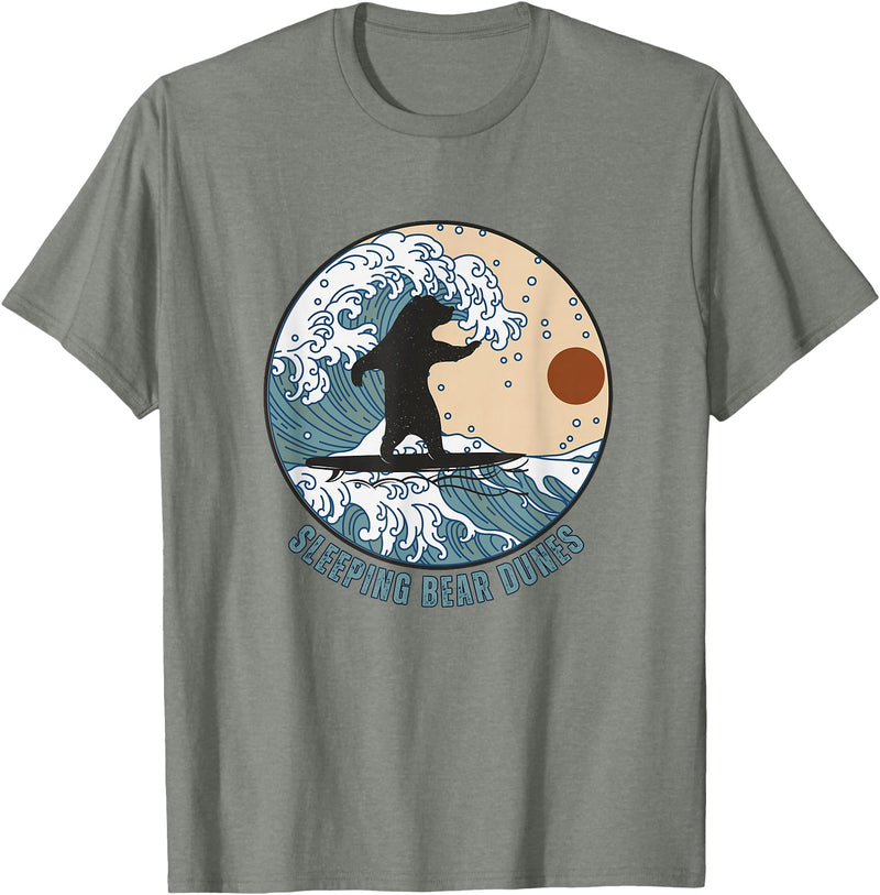 AS Designs Sleeping Bear Dunes T-Shirt - Olive Heather