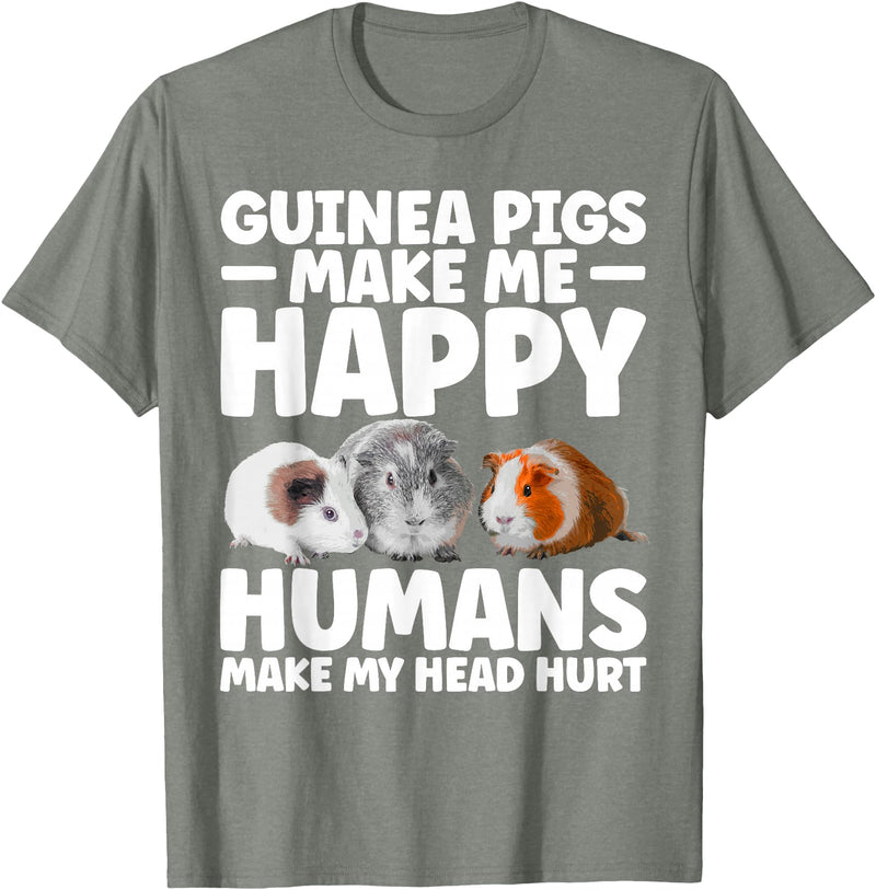 Guinea Pig Gift Guinea Pig Accessories & Stuff Funny Guinea Pig Clothes Men Women Rodent Guinea Pig Lover T-Shirt - Olive Heather