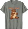 Happy Mama Bear Cool Vibes with Mama Bear Costume T-Shirt - Olive Heather