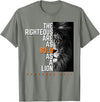 Funny The Righteous Are As Bold As A Lion Bible Verse T-Shirt - Olive Heather