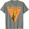 Giraffes Outfits For Tall People Tall People - Get On My Level Giraffe T-Shirt - Olive Heather