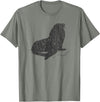 Distressed Sea Lion Sea Lion T-Shirt - Olive Heather