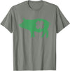 Pig - Shamrock St Patricks Day - Shirts Pig - Shamrock St Patricks Day Saint Paddys Irish Funny T-Shirt - Olive Heather