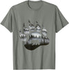 One Nature Designs Touching Ghost of the Spirit Bear Paw T Shirt T-Shirt - Olive Heather